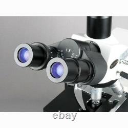 AmScope 40X-2500X Infinity Plan Research Compound Microscope + 3MP Camera