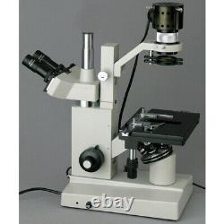 AmScope 40X-800X Inverted Tissue Culture Microscope + 10MP Digital Camera