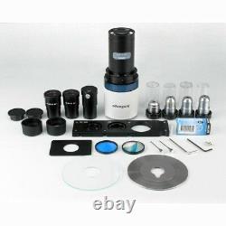 AmScope 40X-900X Phase Contrast Inverted Microscope with 8MP Digital Camera
