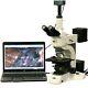 Amscope 50x-2000x Darkfield Polarizing Metallurgical Microscope + 3mp Digital Ca