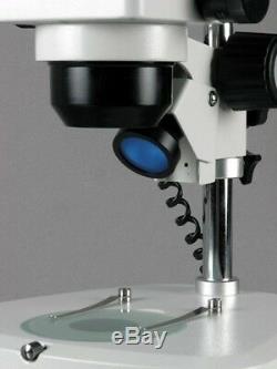 AmScope 5X-80X Stereo Zoom Microscope Dual Halogen + 5MP Digital Camera