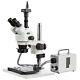 Amscope 7x-45x Trinocular Microscope+3mp Camera +fiber Optic Led Light +xl Stand