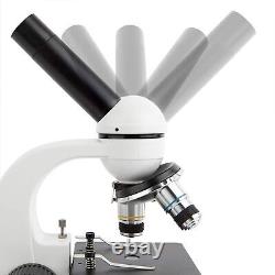 AmScope M158C-E 40X-1000X Science Metal Glass Student Microscope USB Digi Camera