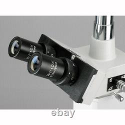 AmScope ME300T-5M 40X-400X EPI Metallurgical Microscope + 5MP Digital Camera
