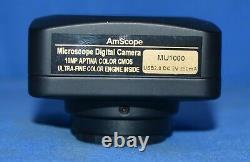 AmScope ME300TZA-2L-10M 40X-1600X 2 Light Metallurgical Microscope + 10MP Camera