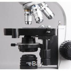 AmScope T360B-P 40X-2000X Biological Compound LED Microscope + Digital Camera