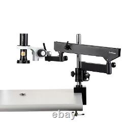 Amscope 0.35X-11.2X All-in-1 USB Digital Zoom Microscope 8.3MP+Arm Pillar Stand