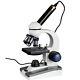 Amscope 40x-400x Portable Student Compound Led Microscope With Digital Camera