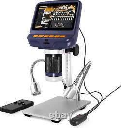 Andonstar AD106S USB Digital Microscope, 4.3'' Screen 4.3'' Navy+Metal Stand