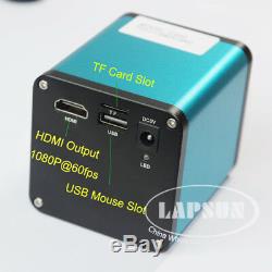 Auto Focus HDMI FHD Digital Camera Simul-focal Trinocular Zoom Stereo Microscope