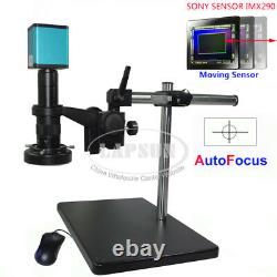 Autofocus 1080P 60FPS HDMI Auto focus Digital Microscope Camera 100X 180X C Lens