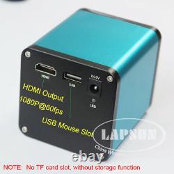 Autofocus 1080P 60FPS HDMI Auto focus Digital Microscope Camera 100X 180X C Lens