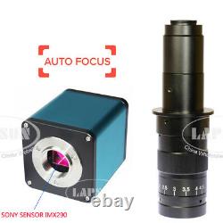 Autofocus 1080P 60FPS HDMI High Speed Digital Microscope Camera 10X-180X C Lens