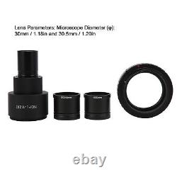 Biology/Stereo Microscope Lens Digital Camera Mount Adapter Ring 2X Microscope