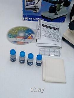 Bresser Biolux NV 20 Microscope with accessories, Case Box & Instructions Tested