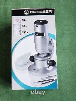 Bresser USB digital microscope for Laptop/Desktop display. 20X/80X/350X Magnify