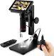 Digital Lcd Microscope 5 Inc Screen With Camera And Remote 560x Magnification