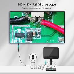 Digital Microscope 10.1LCD 2000x Magnification HD Video 32GB SD Soldering/Coin