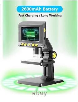 Digital Microscope 4.3'' LCD Screen Electronic Microscope 1080P Video camera