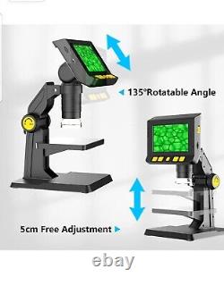 Digital Microscope 4.3'' LCD Screen Electronic Microscope 1080P Video camera