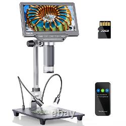 Digital Microscope Camera 1200X 12MP Coin Microscope with Screen LCD Microscope