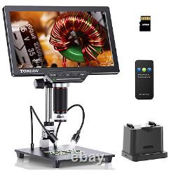 Digital Microscope Camera 1300X USB Microscope with Screen magnifier Soldering