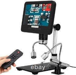 Digital Microscope LCD Video Camera with Endoscope Stand LED Fill Lights Magnifier