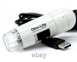 Dino-Lite AM2111 USB Digital Microscope, 10-60x & 200x With Stand