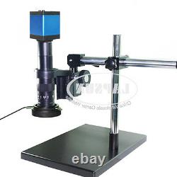 Dual Arm 180X HDMI 1080P HD Digital Lab Industrial C-mount Microscope Camera A30