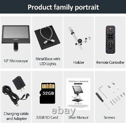 Elikliv 10'' LCD Digital Microscope 1300X Soldering Microscope for Error Coins