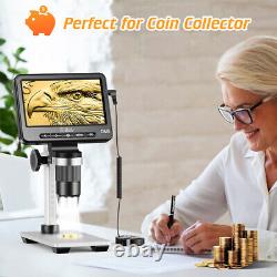 Elikliv 5 WIFI Coin Microscope 1200X USB Digital Microscope Camera 1080P HD 32G