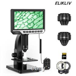 Elikliv Coin Magnifier LCD Digital Microscope Soldering Microscope 4.3/7/8/10.1