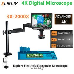 Elikliv Coin Microscope LCD Digital Microscope Soldering Magnifier 4.3/7/8/10.1