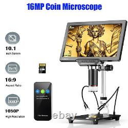 Elikliv Digital Microscope 10.1 Coin Microscope 3X-1300X USB Microscope Camera