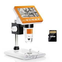 Elikliv Digital Microscope 1000X HD Camera 4.3'' ISP Screen for Error Coins