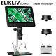 Elikliv Digital Microscope With Screen 7 1500x Coin Microscope Magnifier 3 Lens