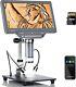 Elikliv Hdmi 7 Lcd 1300x Coin Digital Microscope 16mp Soldering Video Fit Tv/pc