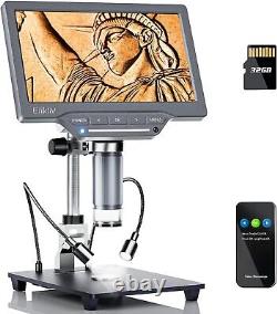 Elikliv HDMI Coin Digital Microscope 7 LCD 1300X Soldering electronics repair