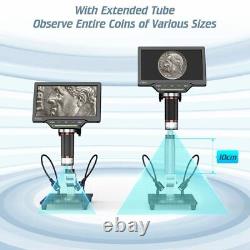 Elikliv HDMI Coin Digital Microscope 7 LCD 1300X Soldering electronics repair