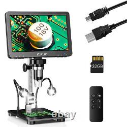 Elikliv HDMI Digital Microscope 1200X Coin Magnifier Adults Soldering Microscope