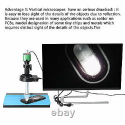 HAYEAR 24MP 1080P 60F/S HDMI Video Camera Digital Microscope Set 150X C-mount Le