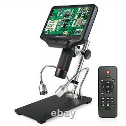 HDMI Microscope for Phone Repair and Soldering with 7 LCD Monitor & 4MP UHD