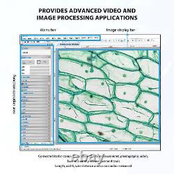 HY-900B Digital Electronic Eyepiece USB3.0 Digital Microscope Camera Kit 4K