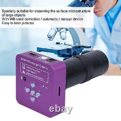 Industrial Electronic Digital Video Microscope Camera C Mount Lens US 100-240VAC