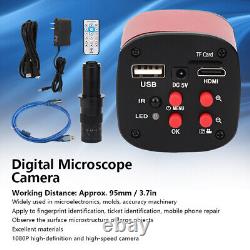 Industrial Microscope Camera Digital 1080P USB CPU SMD Repair Welding 100-240VAC