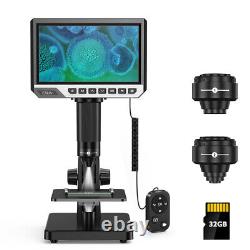 LCD Digital Microscope 2000X Biological Microscope for Adults with Remote Contro