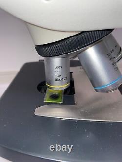 LEICA DM500 MICROSCOPE WITH 4,10,40,100X, and Sony Digita Camera (NEX-5) SET