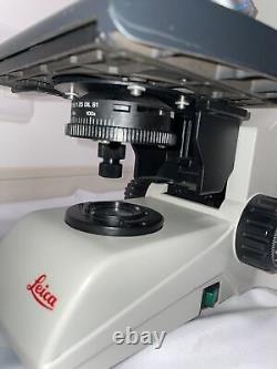 LEICA DM500 MICROSCOPE WITH 4,10,40,100X, and Sony Digita Camera (NEX-5) SET