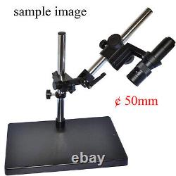 Lab Microscope Camera Heavy Duty Metal Boom Stereo Table Stand 50mm Holder Ring