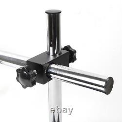 Lab Microscope Camera Heavy Duty Metal Boom Stereo Table Stand 50mm Holder Ring